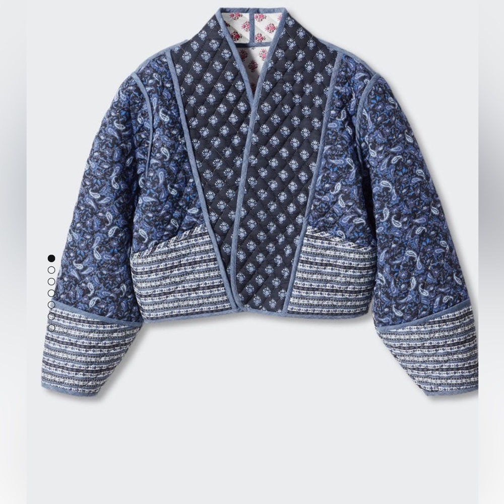 Mango Quilted reversible jacket L
